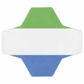 drapeau de la Sierra Leone (Plat)
