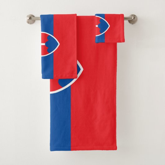 Drapeau de la Slovaquie (En situation)