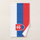 Drapeau de la Slovaquie (Serviette à main)