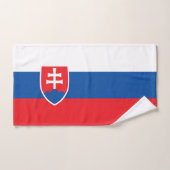 Drapeau de la Slovaquie (Serviette à main)
