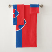 Drapeau de la Slovaquie (En situation)