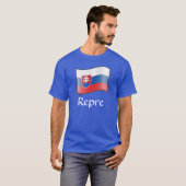 Drapeau de la Slovaquie Répre T-shirt (Devant entier)