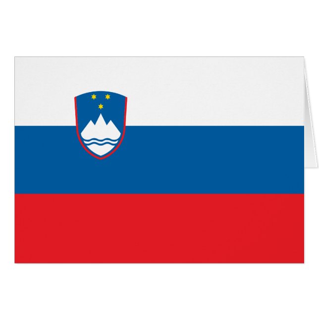 Drapeau de la Slovénie (Devant Horizontal)