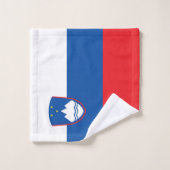 Drapeau de la Slovénie (Gant de toilette)