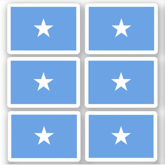 Drapeau de la Somalie - une collection Sticker (Devant)