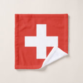 Drapeau de la Suisse (Gant de toilette)