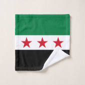 Drapeau de la Syrie (Gant de toilette)