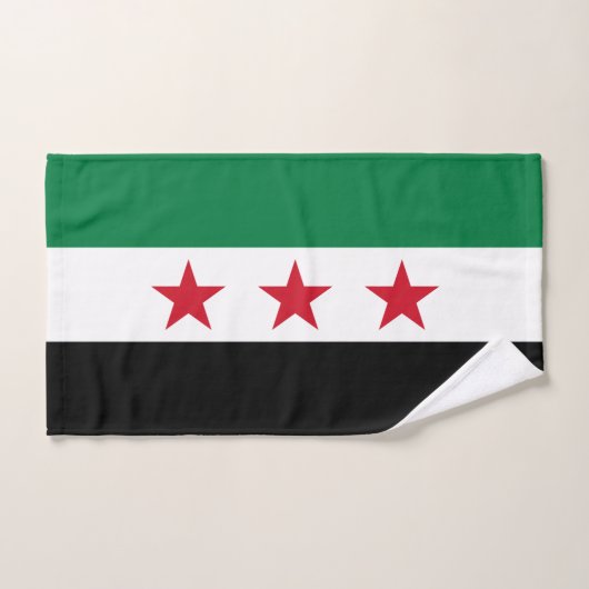 Drapeau de la Syrie (Serviette à main)