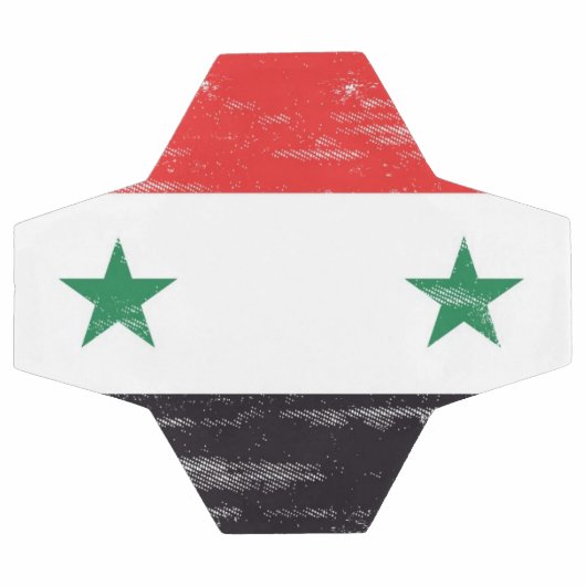 Drapeau de la Syrie. (Plat)