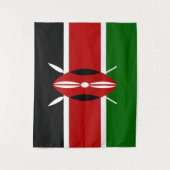 Drapeau de la Tapisserie kenyane (Devant)