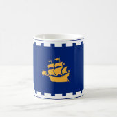 Drapeau de la tasse de café de Québec (Centre)