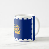 Drapeau de la tasse de café de Québec (Devant droit)