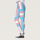 Drapeau de la Trans Pride Leggings inspirés (Gauche)