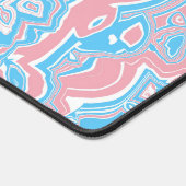 Drapeau de la Trans Pride Trippy Boho Super Wavy (Coin)