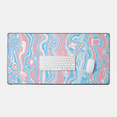Drapeau de la Trans Pride Trippy Boho Super Wavy (Clavier et souris)