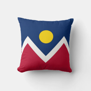 Drapeau de la ville de Denver Coussin American MoJ