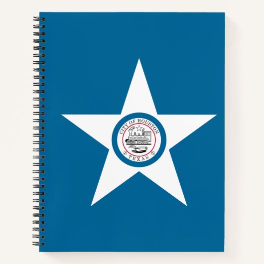Drapeau de la ville de Houston, Texas Cahier (Devant)