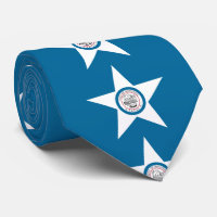 Drapeau de la ville de Houston, Texas Cravate