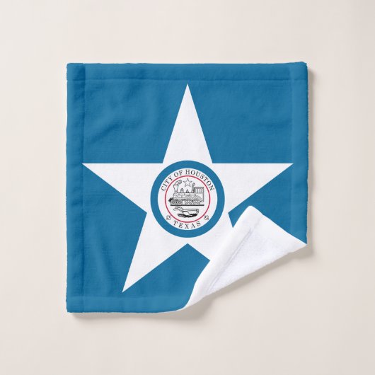 Drapeau de la ville de Houston, Texas Wash Cloth (Gant de toilette)