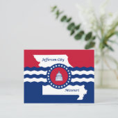 Drapeau de la ville de Jefferson, Missouri Carte p (Debout devant)