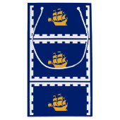 Drapeau de la ville de Québec Sac cadeau (Dos)