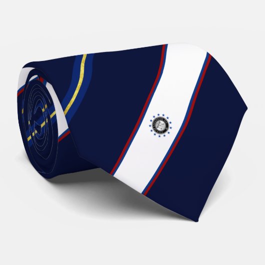Drapeau de la ville de Savannah (Géorgie) Cravate (Roulé)