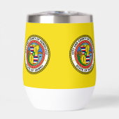 Drapeau de la ville d'Honolulu, Hawaii Golf Casque (Avant)