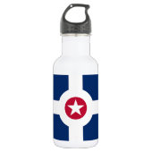 Drapeau de la ville d'Indianapolis Bouteille de la (Devant)