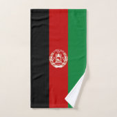 Drapeau de l'Afghanistan (Serviette à main)