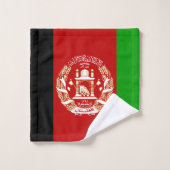 Drapeau de l'Afghanistan (Gant de toilette)