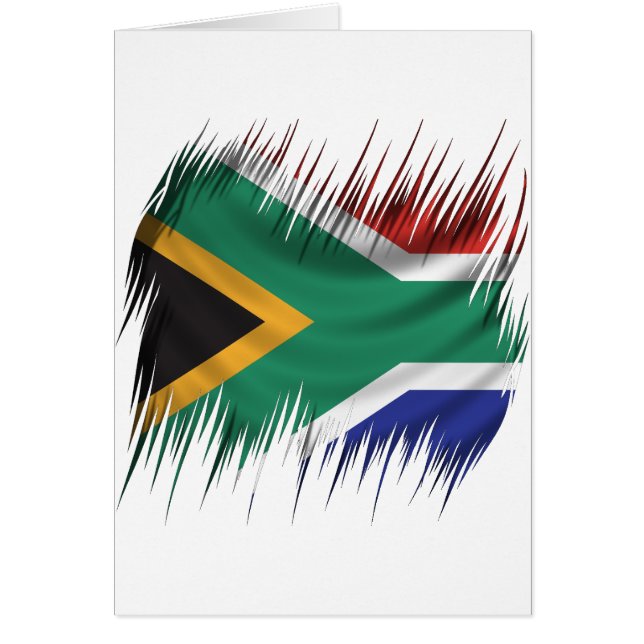 Drapeau de l'Afrique du Sud de défibreurs (Devant)