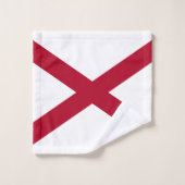 Drapeau de l'Alabama (Gant de toilette)