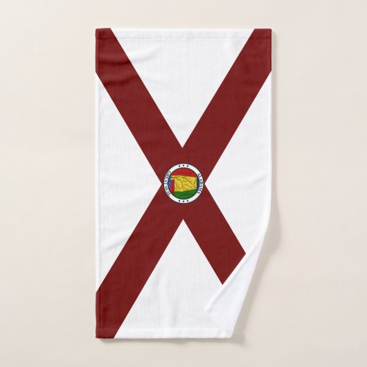 Drapeau de l'Alabama (Serviette à main)