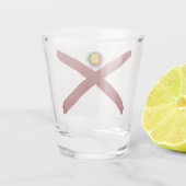 Drapeau de l'Alabama en verre abattu (Dos)