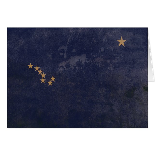 DRAPEAU DE L'ALASKA (Devant horizontal)