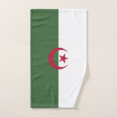 Drapeau de l'Algérie (Serviette à main)