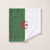 Drapeau de l'Algérie (Gant de toilette)