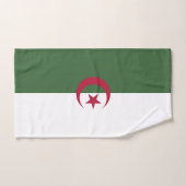 Drapeau de l'Algérie (Serviette à main)
