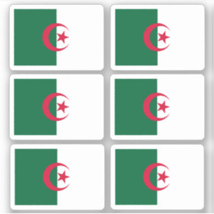Drapeau de l'Algérie - une collection Sticker