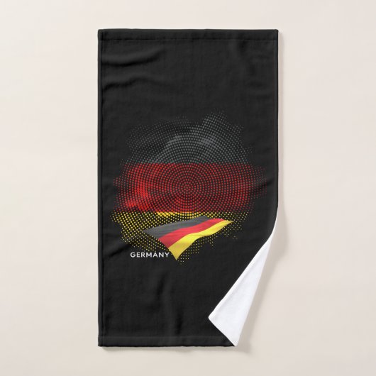 Drapeau de l'Allemagne (Serviette à main)