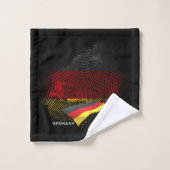 Drapeau de l'Allemagne (Gant de toilette)