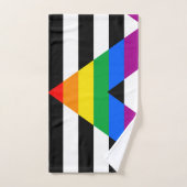 Drapeau de l'allié LGBTQ+ (Serviette à main)