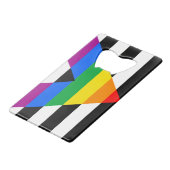 Drapeau de l'allié LGBTQ+ (Dos Angle)