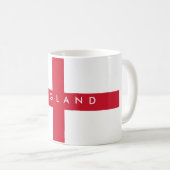 Drapeau de l'Angleterre Mug (Devant droit)