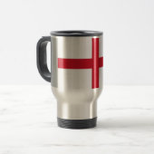 Drapeau de l'Angleterre Voyage / Mug Commuter (Devant gauche)