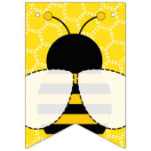 Drapeau de lapin de Baby shower d'abeille mignonne (Premier drapeau)