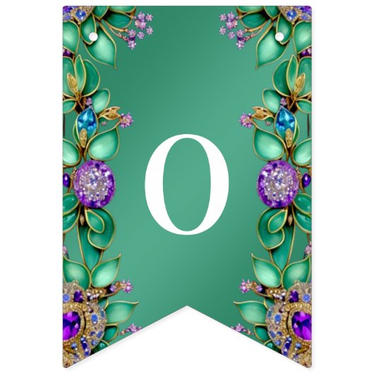 Drapeau de lapin vert Feuille pourpre (Deuxième drapeau)