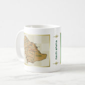 Drapeau de l'Arabie Saoudite + Tasse de carte (Devant gauche)