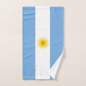 Drapeau de l'Argentine (Serviette à main)