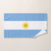Drapeau de l'Argentine (Serviette à main)